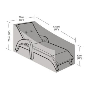 Super Tough Lounger Cover - Black