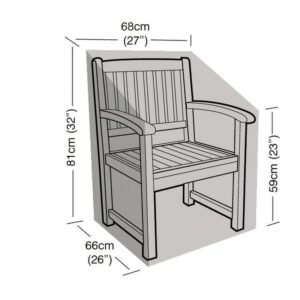 Super Tough Armchair Cover - Black