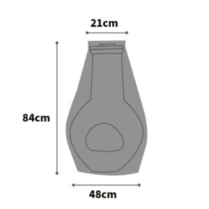 Ultimate Protector Medium Chimenea Cover - Charcoal