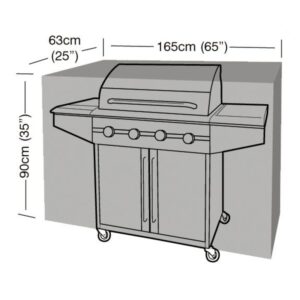 Premium Super Tough Extra Large Classic Barbecue Cover - Black