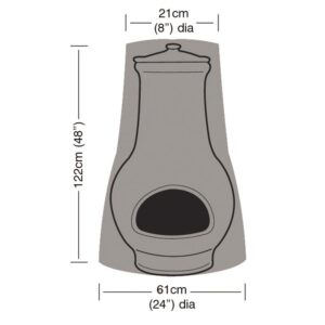 Premium Super Tough Large Chimenea Cover - Green