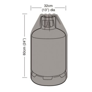 Premium Super Tough 15kg Gas Bottle Cover - Black