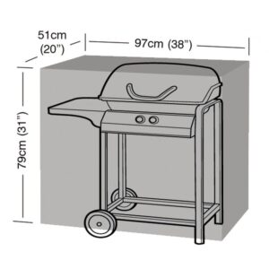 Super Tough Small Classic Barbecue Cover - Black