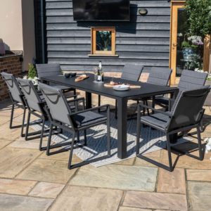 MZ Manhattan 8 Seater Aluminium Dining Set